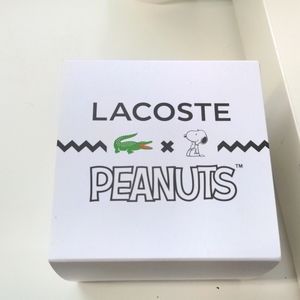 Lacoste X peanuts Snoopy collaboration watch brand new.